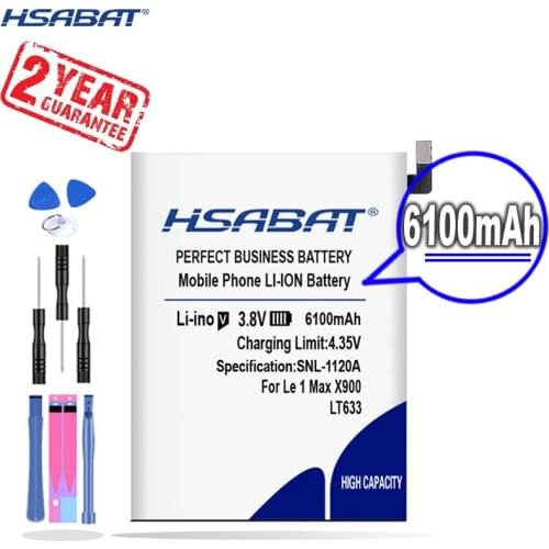 New Arrival [ HSABAT ] 6100mAh LT633 Replacement Battery for Letv Le 1 Max X900 Le one Max X900