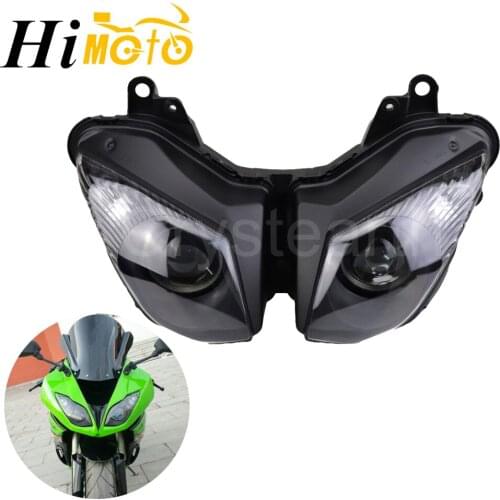 Motorcycle Accessories Headlight Head Light Lamp Headlamp Assembly Kit For Kawasaki Ninja ZX6R ZX-6R ZX 6R 2009 2010 2011 2012