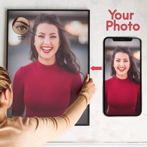 Diamond Embroidery 5d Photo Custom Diamond Painting Rhinestones Cross Stitch Diy Home Decoration