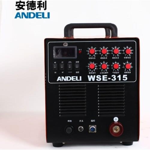 WSE-315 AC-DC square wave pulse argon arc welding machine welding aluminum multi-function three purpose welder 380V with pedal
