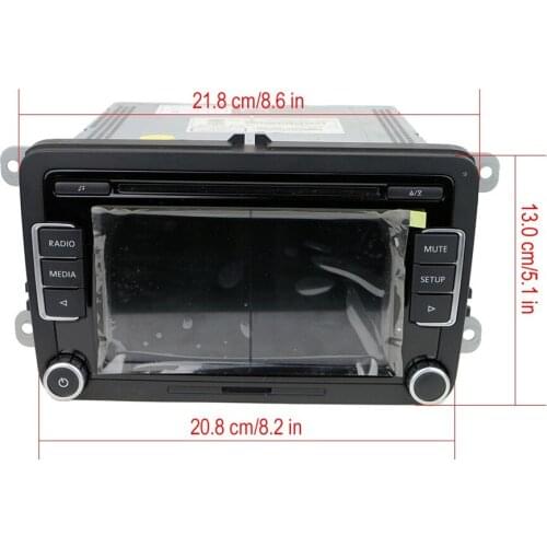 SCJYRXS Car Radio 6 Disc CD MP3 Stereo Player RCD510 For VW Golf MK5 MK6 Passat B6 B7 Tiguan Polo Beetle CC Touran Scirocco