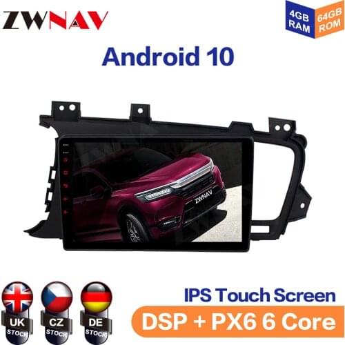 ZWNAV Android 10 DSP For KIA Optima K5 2010 - 2015 Car Multimedia Stereo Player No DVD Radio upgrade GPS Navigation Head unit