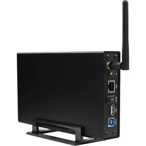 Blueendless Rj45 External Hard Drive Case Nas Wifi Antenna Wireless Wifi Sata Usb 3.0 Wifi Hdd Interface Aluminum Hdd Box Hdd 3