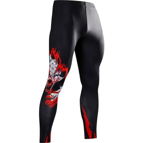 Men Compression Tight Quick Dry Trousers Running Sports Male Gym Fitness Leggings Jogging Pants Workout Training Yoga Bottoms