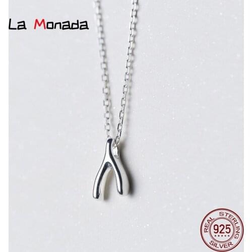 40cm+3.5cm 925 Silver Necklaces Women Minimalist Fine Silver 925 Jewelry For Women Letter Y Female Chain Necklace On Neck
