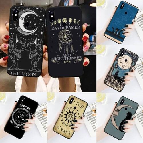 Witches moon Tarot Mystery totem Phone Case For Xiaomi Redmi Note 4 4x 5 6 7 8 pro S2 PLUS 6A PRO