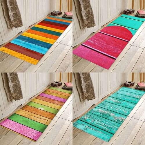 Colorful board, flannel, printing, water absorbent, anti-skid mat, bathroom mat, bedside mat, door mat