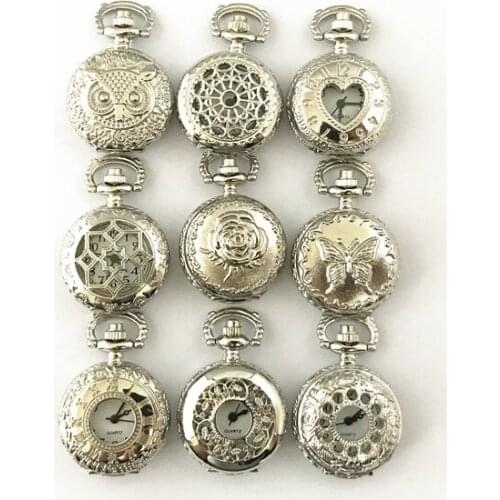 FANTASY UNIVERSE Freeshipping wholesale 20PC a lot pocket Watch necklace HRBBBB03