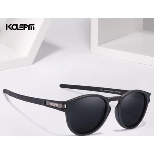 KDEAM LUXURY Classic Round Sunglasses TR90 frame Mirrored polarized Sun Glasses Unisex outdoor Eyewear 7 colors KD997
