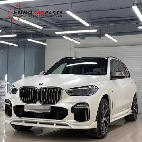2019 X5 G05 ABS body kit for X5 G05 with front spoiler side skirt rear diffuser front grille high quality ABS material