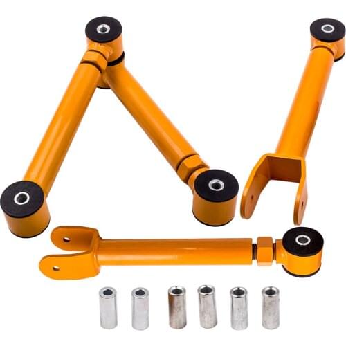 Brand New Suspension Adjustable Front Rear Upper Control Arms Set For Jeep Wrangler TJ 97-2006