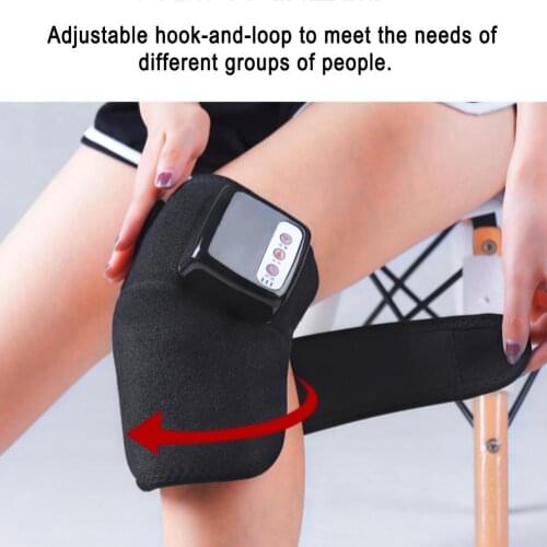 Knee Massager Heated Vibration Knee Brace Wrap Heating Massage Hot Compress For Shoulder Elbow Massage Health Care Pain Relief