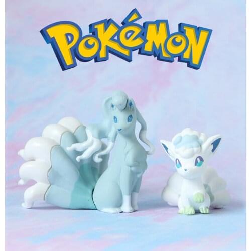 Pokemon Vulpix Ninetales Cute Action Figure Ornament Model Toys