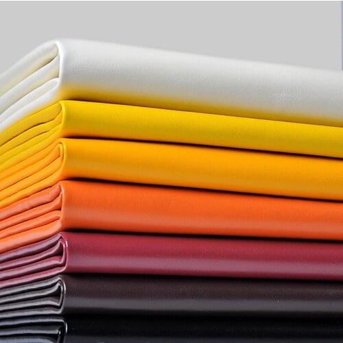 Soft Upholstery PU Artificial Leather Fabric Napa Pattern 0.7mm Thick For Sofa