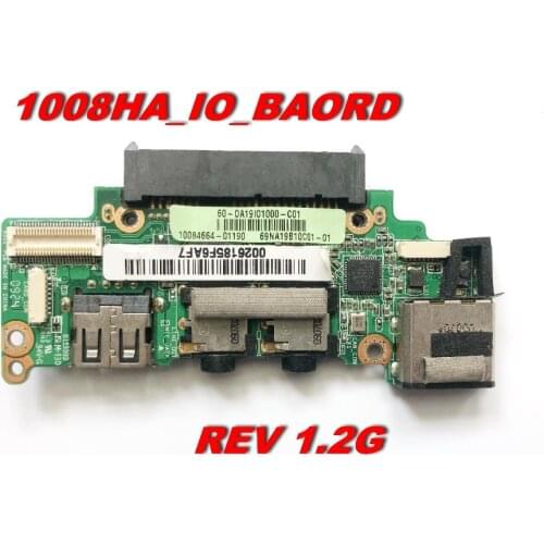Original FOR ASUS 1008HA 1008P Audio Hard HDD USB LAN Board 1008HA_IO_BAORD Free shipping