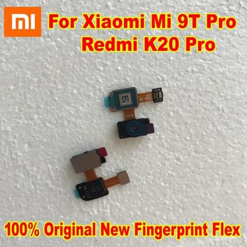 Original Touch ID Home Button For Xiaomi Mi 9T Pro Fingerprint Scanner Sensor Flex Cable Main Return keys For Redmi K20 Pro