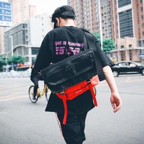 Original Messenger Bag Men and Women with the Same Sports Riding Shoulder Bag Personality Backpack 10 Inches Diagonal Bag