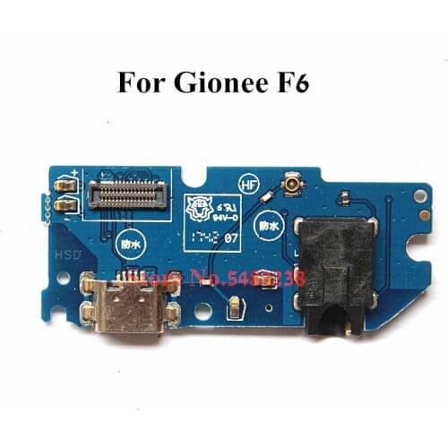 Original USB Charging Dock Port Flex cable For Gionee F6 USB Charger Plug Board with Microphone Headphone Jack connector