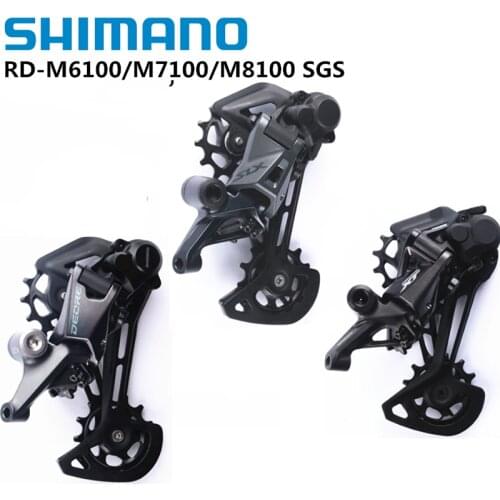 SHIMANO DEORE XT M8100 M8120 SLX M7100 M7120 Deore M6100 SGS 12S Long Cage Rear Derailleurs Mountain Bike SGS MTB Derailleurs