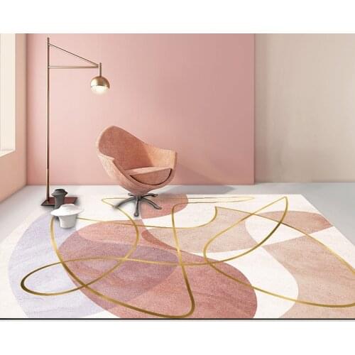 Geometric Carpet for Living Room Anti-slip Pattern Print Indoor Area Rugs Home Floor Mat Window Decor Home Indoor Sofa Floor Mat