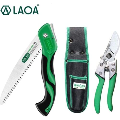 LAOA Garden Pruning Tools SK5 Blade Shear Portable Outdoor Folding Saw Felling Handsaw