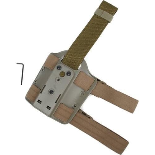 Airsoft Tactical Drop Leg Thigh Holster Platform Pouch Pistol Holster for SFL