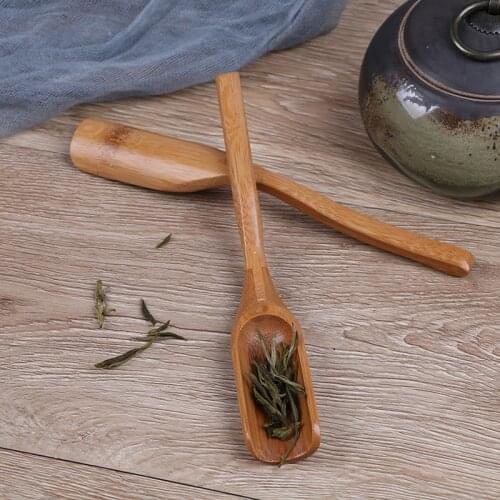 Tradition bamboo spoon coffee tea spoon wood scoop dining utensil flatware