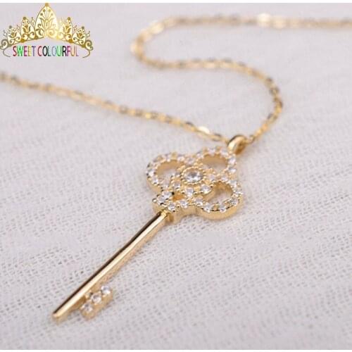 High-end 100% 14k gold necklace AU58.8