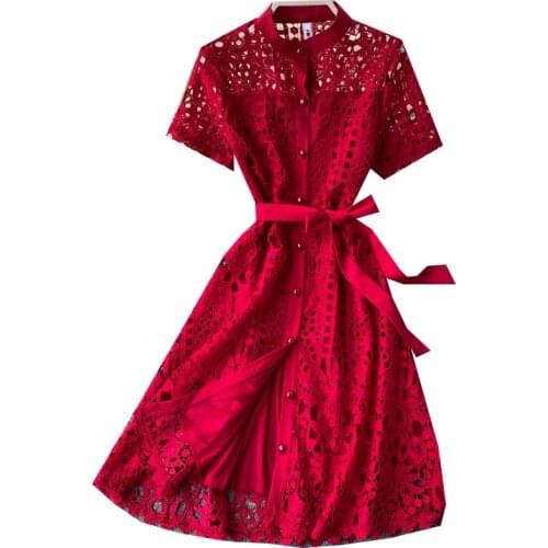 Летние платья на пуговицах WIGADFHK China At AliExpress