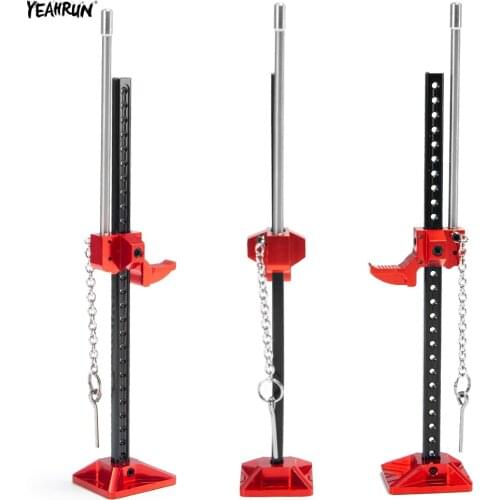 YEAHRUN 1 Pcs Metal Simulation Mini Lifting Jack For 1/10 Axial SCX10 Traxxas TRX-4 Tamiya CC01 RC4WD D90 D110 RC Crawler Car