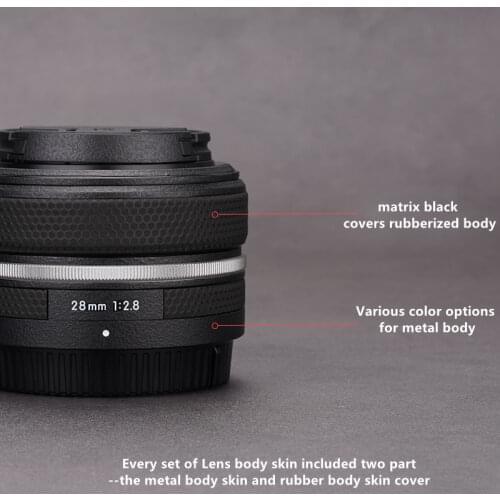 Nikkor Z 28 F2.8 Lens Premium Decal Skin Protective Film for Nikkon Z 28mm f/2.8 SE Lens Decal Vinyl Sticker