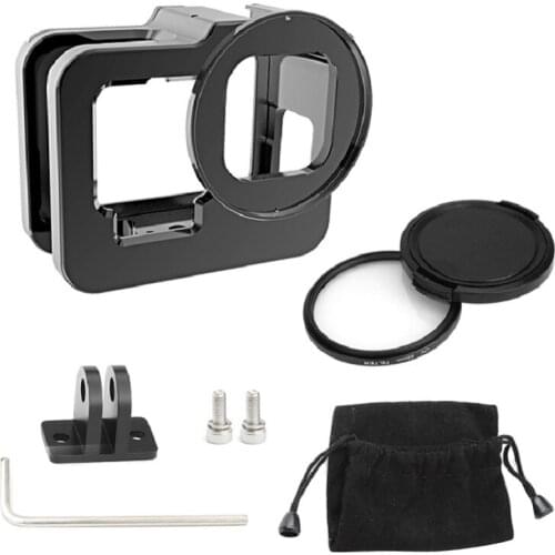 For Gopro Hero9 Camera Protective Cage CNC Aluminum Alloy Camera Frame