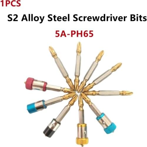 10PCS/SET S2 Alloy Steel Screwdriver Bits Metric Accessories Double Head Titanium Plated Phillips Screwdriver Bits