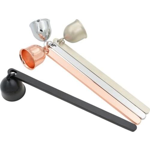 100pcs Upspirit Stainless Steel Candle Flame Snuffer Trimmer Tool Put Out Fire On Bell Shaped Fit For Home Party
