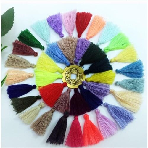 200pcs/lot 3cm clothing accessories key tassel Outer ring sewing tassel trim decorative key tassels for curtain home decoration
