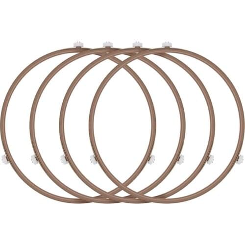 4Pack Microwave Roller Ring Microwave Oven Turntable Ring Plate Tray Support Ring for Glass Plate Tray Supporting