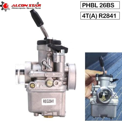 Alconstar- PHBL 26BS 4 Stroke Motorcycle Carburetor Carb for Dellorto PHBL 26 BS for Trial Vespa ET3 PK XL 50 125 for Yamaha