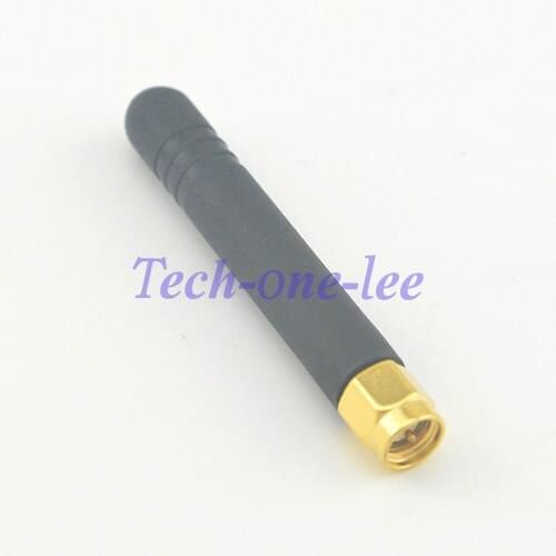 5 piece/lot 2.4GHZ 2-3dbi gains Rubber Antenna SMA Plug Male Straight Connector wholesale
