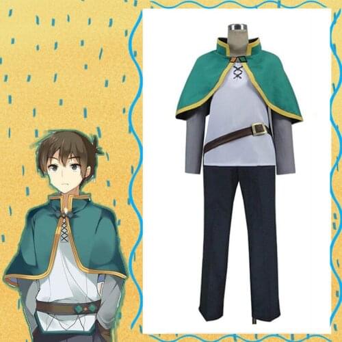Anime KonoSuba: Gods Blessing On This Wonderful World! Cosplay Costumes Kazuma Satou Cosplay Halloween Kono Subarashii Sekai Ni