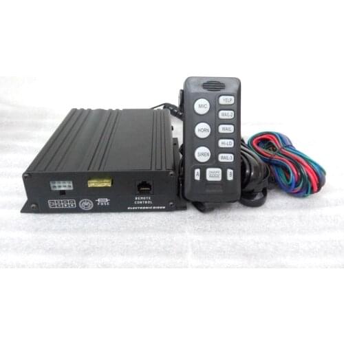 DC12V 200W car warning siren amplifiers emergency alarm with controller microphone(without speaker)