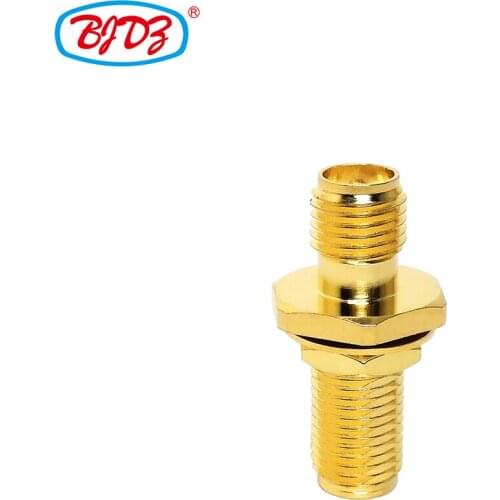Free Shipping 5PCS SMA Female Bulkhead Waterproof to SMA Female Connector RF Coaxial Adapter