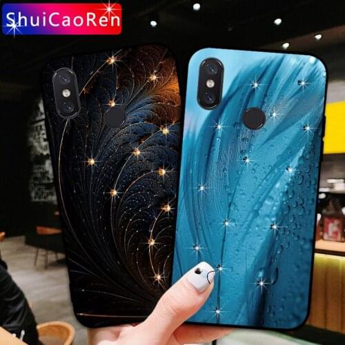 Rhinestone Glitter Soft Case For Xiaomi Mi Max 2 3 TPU Fundas Coque Cover For Xiaomi Play Poco F1 F2 M2 Pro X2 X3 NFC