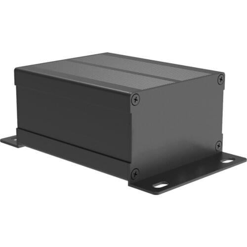 Electronic Project Case Aluminum Heat Sink Custom Wire Connector Box H09 76*46mm Wear Resistant and Beautiful