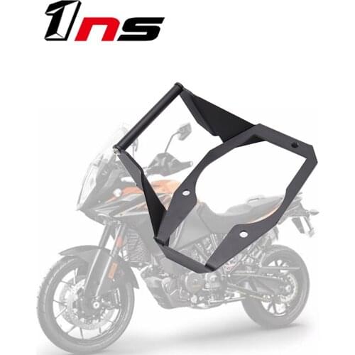 For 1050 1090 1190 Adventure & R ADV Motorcycle Charger Mobile Phone Clip Holder Stand Kit Orange/Black Navigation Bracket