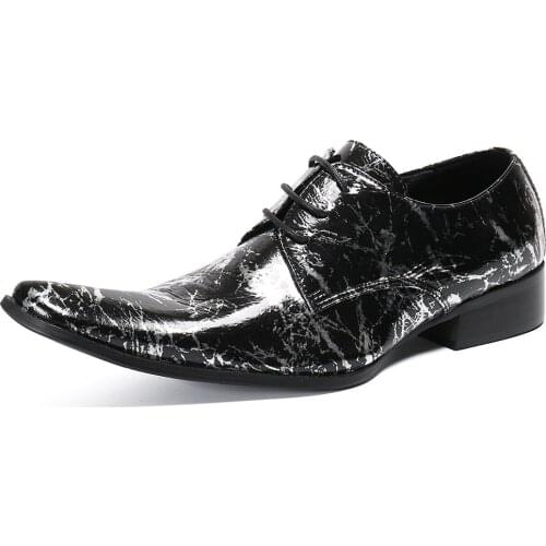 Italy Fashion Men Party Black Wedding Handmade Loafers Men Shiny Patent Leather Men Dress Shoes Summer Slippers