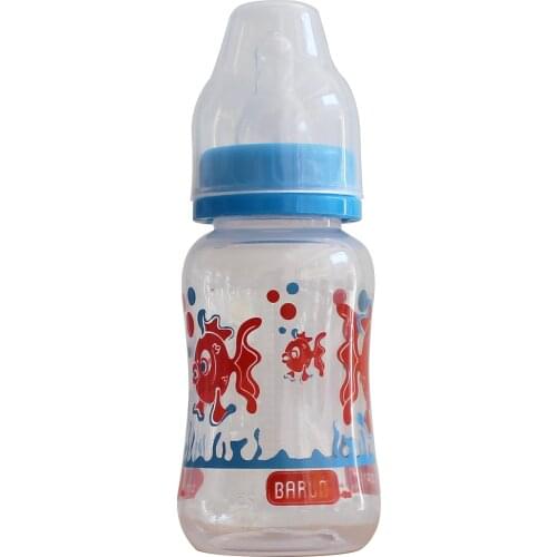 Red Fish Decorated Infant Baby Boy Girl Bottle 150 ml Newborn Nursing Nipple Drinking Water Breast-like Feeling BPA free