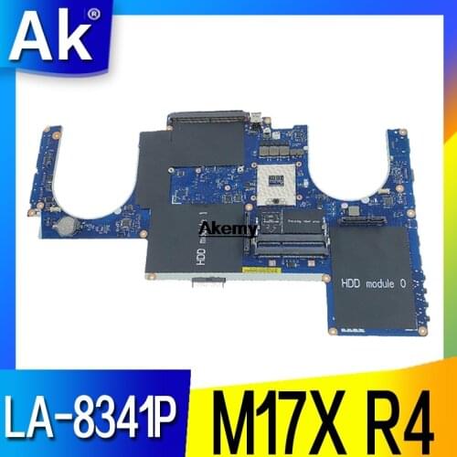 LA-8341P Laptop motherboard For DELL Alienware M17X R4 original mainboard 100%Test