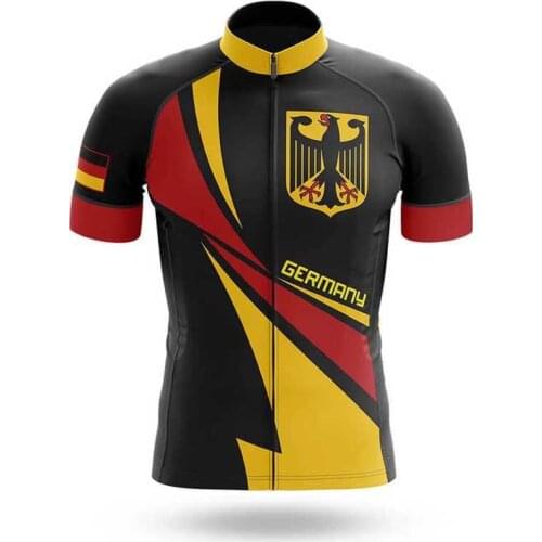LairschDan Germany Mens Cycling Jersey Short Sleeve Specialized Cycling Clothing Top Breathable Mountain Bike Shirt MTB Trikot