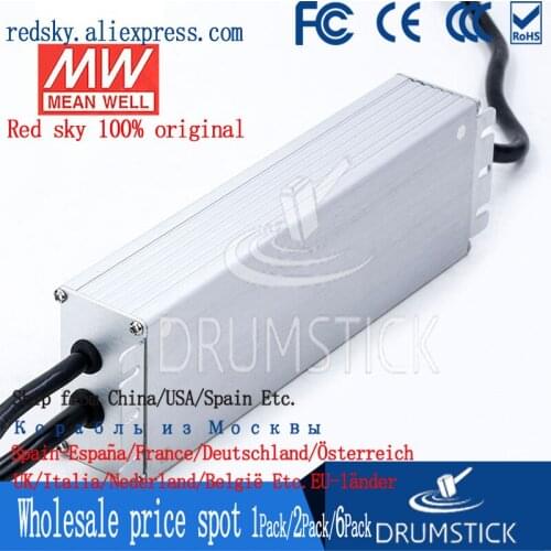 Kindly MEAN WELL 6Pack HLG-185H-12B 12V 13A meanwell HLG-185H 12V 156W Single Output LED Driver Power Supply B type
