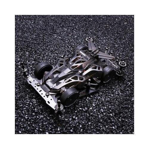 Modified Appreciation Tamiya Mini 4WD Racer Model Car Black Persian Rapid CX09 Lightweight Special Edition 4-Wheel Racing-car